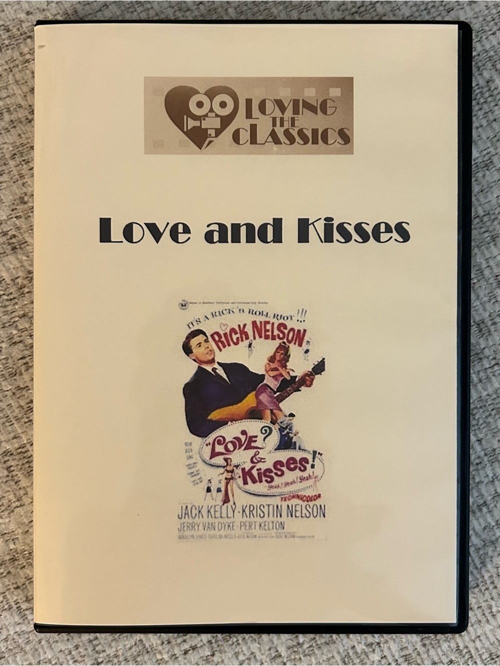 Vintage “Love and Kisses” Rick Nelson Classic Movie DVD